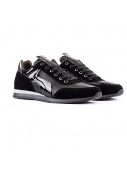 Tenis sneakers en cuero -...