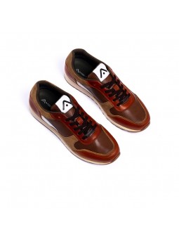 Tenis sneakers en cuero...