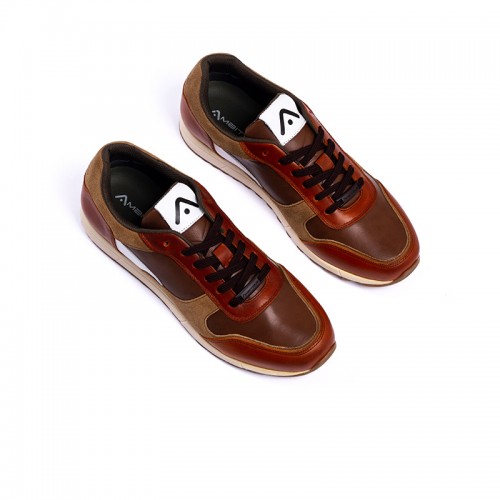 Tenis sneakers en cuero...