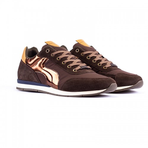 Tenis sneakers en cuero...